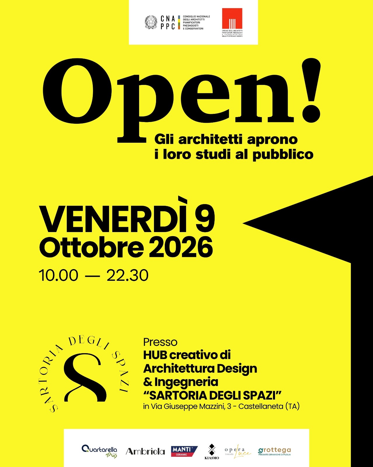 Sartoria degli Spazi - Studi Aperti